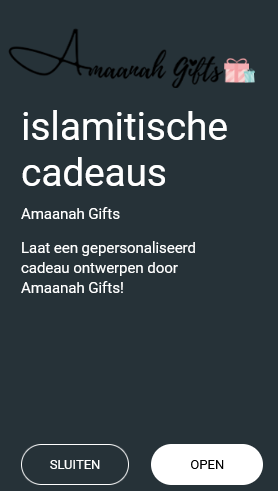Islamitische cadeaus